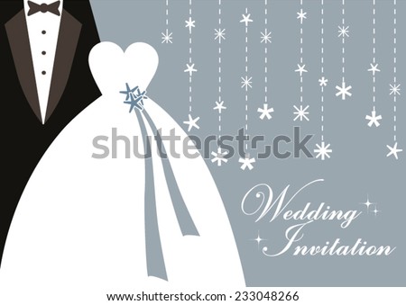 Holiday Wedding Party Invitation
