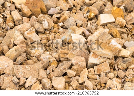 Rock and stone with soil background, pattern