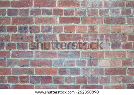 The brick layer background.
