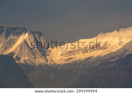 Himalaya view point from Pokhara Nepal