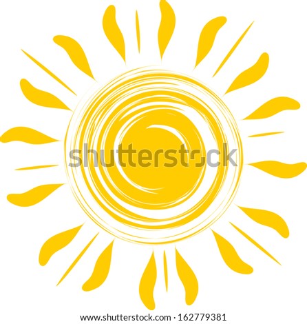 Abstract sun illustration