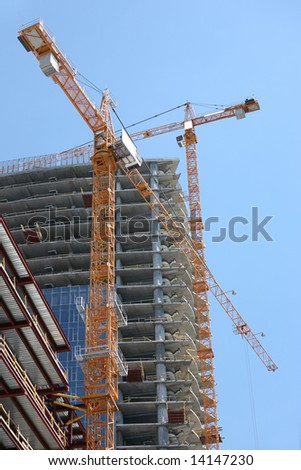 Highrise Office Building Construction Site