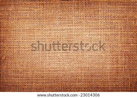 Closeup of an aged linen fabric as a texture background
