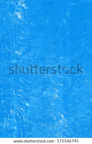 High quality textured and abstract weathered natural blue paint pattern with aged and rustic look which can be used as a wallpaper or background