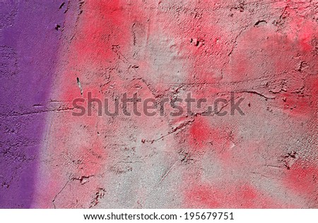 High quality textured and abstract weathered natural rough pink and purple paint pattern with aged and grunge look which can be used as a wallpaper or background
