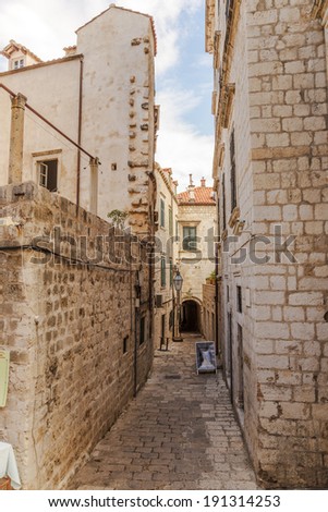 Dubrovnik, Croatia. View of old town (UNESCO World Heritage List)