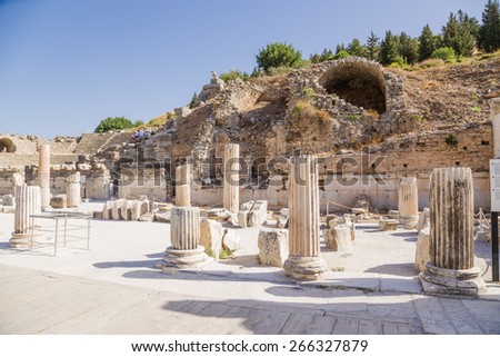 The ruins of Ephesus, Turkey. (UNESCO tentative list)