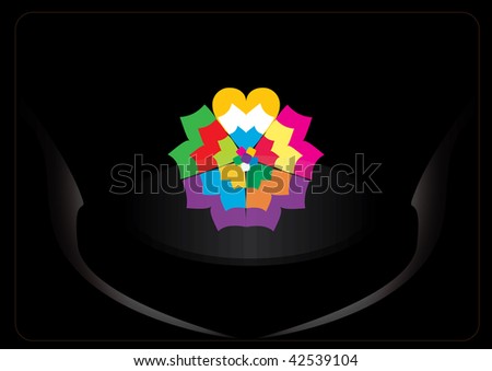black background patterns. on a lack background with