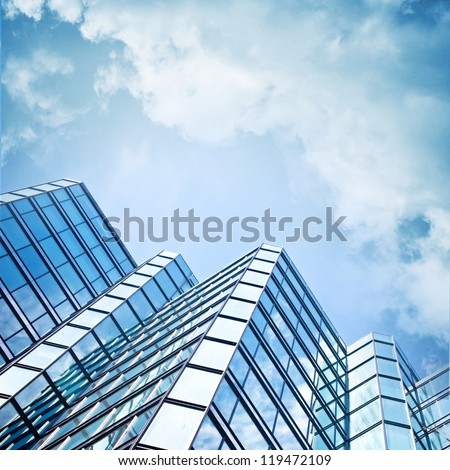 skyscraper against sky building glass background square illustration skyscraper against sky building glass background square illustration