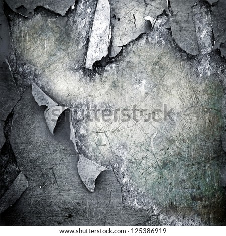 scratched ripped metal plating ; grunge  background