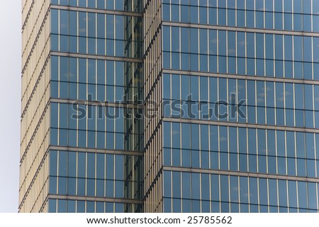 abstract building background  /  reflection on the glass surface