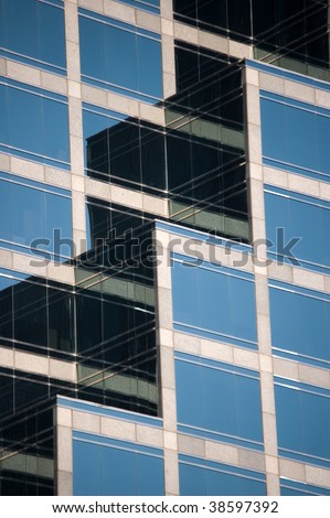 facade building glass background