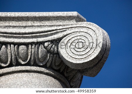 antic column detail , architectural background