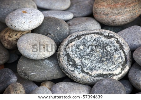 zen-like pebbles nature background