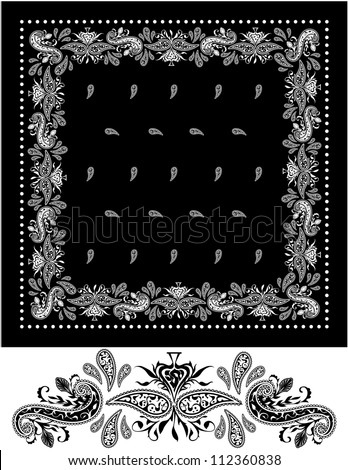 black bandana design