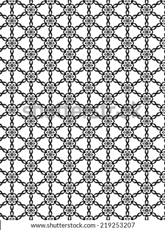 Abstract  decoration, retro floral and geometric ornament,  lace pattern