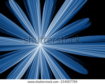 blue beautiful abstract Background with rays