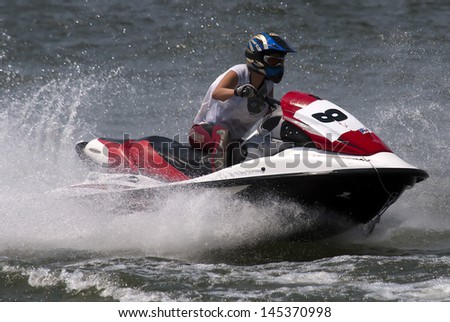 BELGRADE-JULY 6:Driver Jelena Maletic (SRB) during the race on \