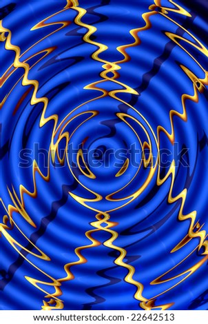 Abstract background with blue and yellow color