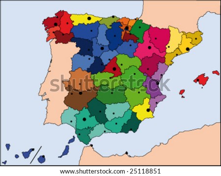 maps of spain black and white. map of spain and france