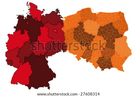 Map Of Poland And Germany. map of poland and germany