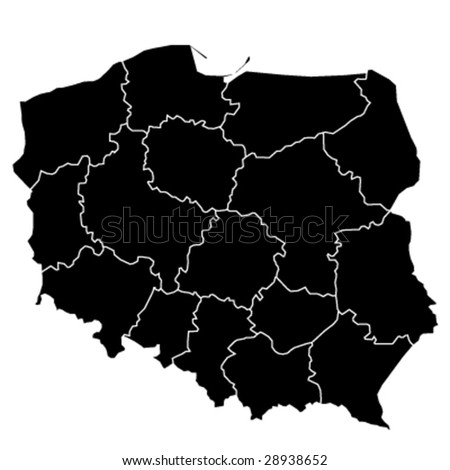 Map Of Poland. map of poland, version 2