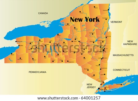 map of new york state outline. new york state outline map.