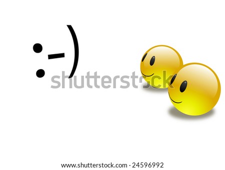 asian smiley text
