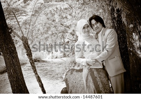 Muslim asia Couple