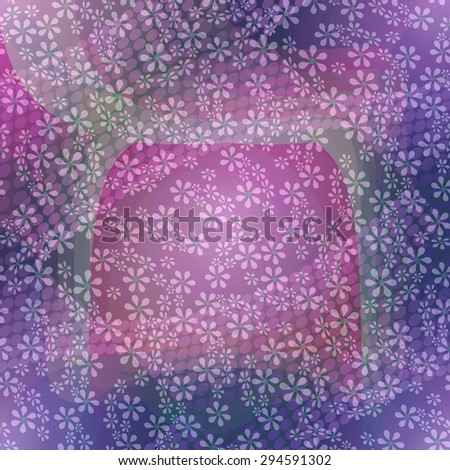 Purple background with small flower patterns