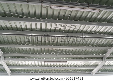 white light Corrugated metal texture surface or galvanize steel background