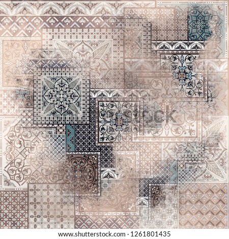 seamless patchwork ornamental pattern. textureв pattern for fabric design