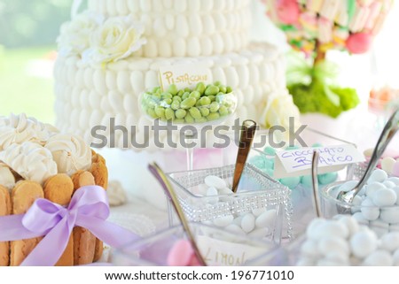 candy buffet wedding