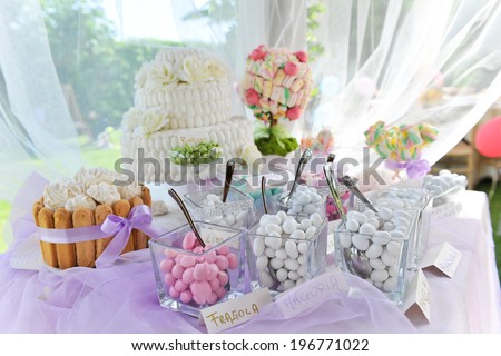 candy buffet wedding