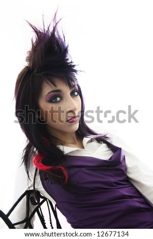 punk mohawk hairstyles. with mohawk hairstyle