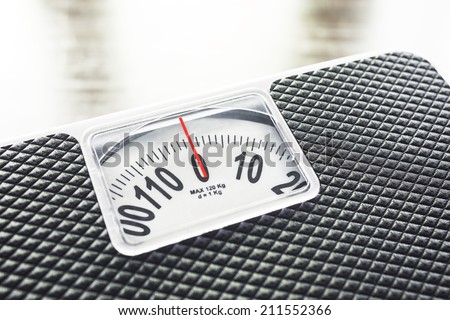 Weight Scale close up