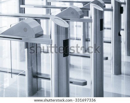 Entrance gate card Access Security system