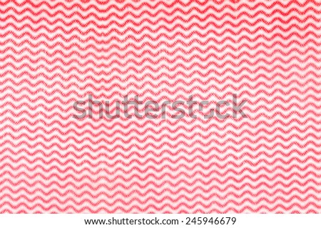 Red stripe napkin texture background