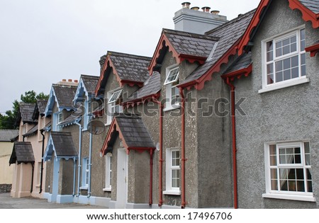 A row of Irish houses