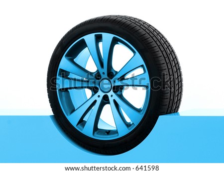 Tire   on Car Rim And Tire Presentation Stock Photo 641598   Shutterstock