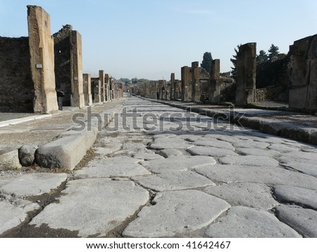 Roman city of Pompeii,
