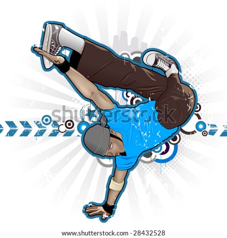 Cool image with breakdancer and street style attributes