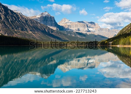 Waterfowl Lake, Banff National Park, Alberta, Canada