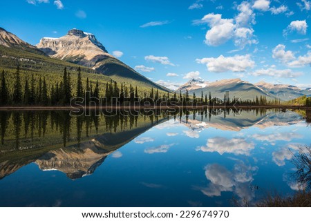 Waterfowl Lake, Banff National Park, Alberta, Canada