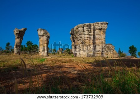 Stonehenge of Thailand (Mo Hin khao) at Chaiyaphum province
