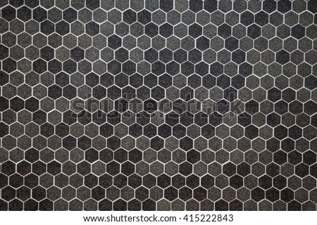 Hexagonal tiles mosaics texture background
