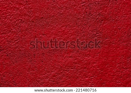 texture of red plaster wall background
