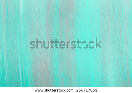 background of turquoise painted wooden  texture