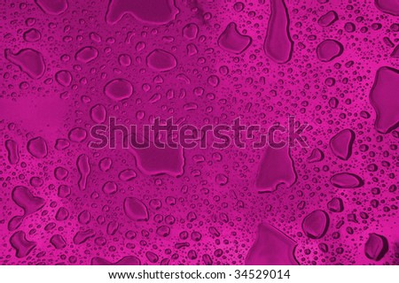 Hot Pink Water Drops
