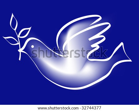 doves of peace. stock photo : dove of peace